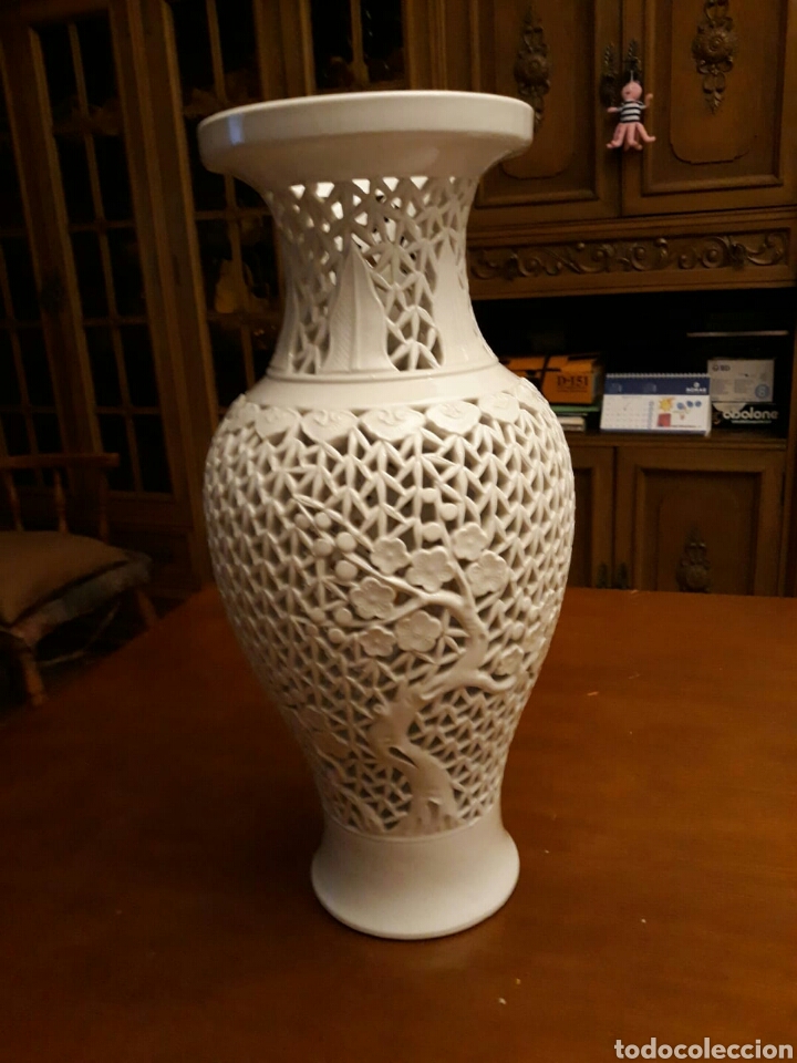 Antig&uuml;edades: Jarron chino porcelana - Foto 3