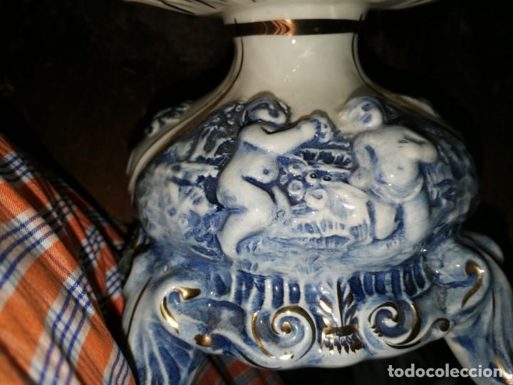 Antig&uuml;edades: CENTRO DE MESA PORCELANA CAPODIMONTE - Foto 2