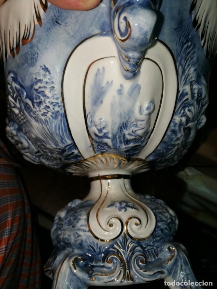 Antig&uuml;edades: CENTRO DE MESA PORCELANA CAPODIMONTE - Foto 7