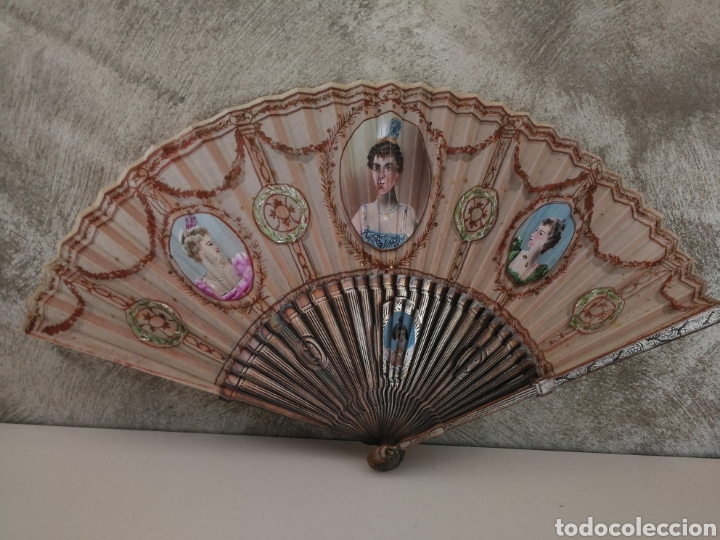 Antig&uuml;edades: ANTIGUO ABANICO ISABELINO - Foto 6