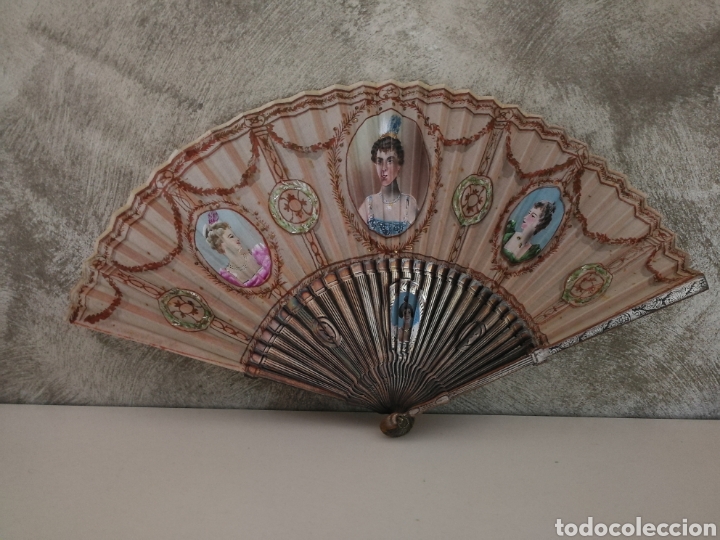 Antig&uuml;edades: ANTIGUO ABANICO ISABELINO - Foto 9