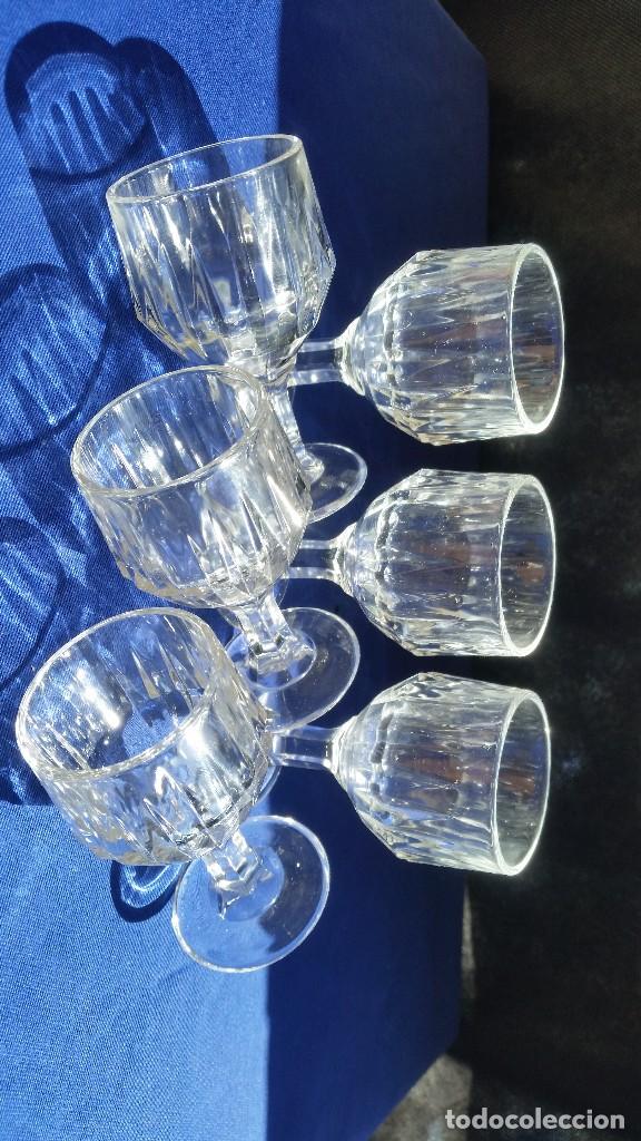 Antig&uuml;edades: Copas de cristal de co&ntilde;ac, 6 piezas - Foto 3