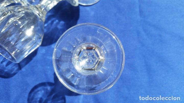 Antig&uuml;edades: Copas de cristal de co&ntilde;ac, 6 piezas - Foto 4