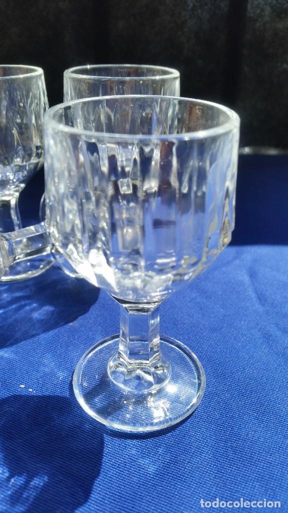 Antig&uuml;edades: Copas de cristal de co&ntilde;ac, 6 piezas - Foto 5