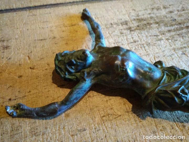 Antig&uuml;edades: CRISTO DE BRONCE ANTIGUO - Foto 4