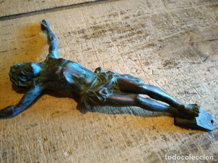 Antig&uuml;edades: CRISTO DE BRONCE ANTIGUO - Foto 3
