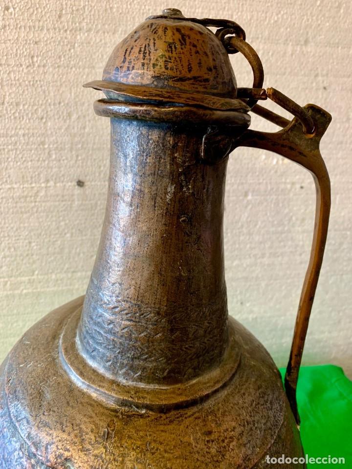 Antig&uuml;edades: JARRON DE COBRE ANTIGUO - Foto 2