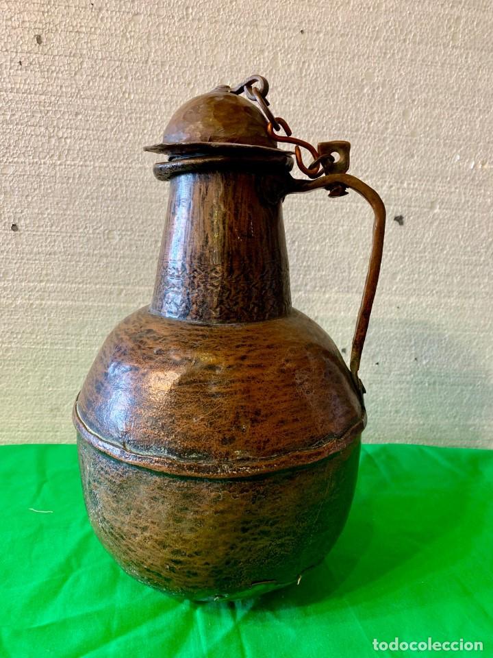 Antig&uuml;edades: JARRON DE COBRE ANTIGUO - Foto 5