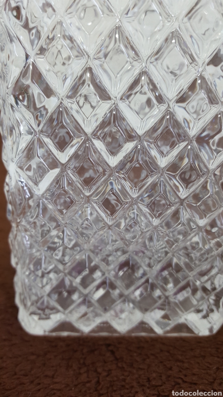 Antig&uuml;edades: LICORERA DE CRISTAL TALLADO - Foto 2