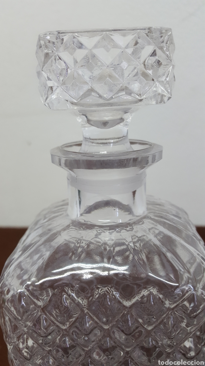 Antig&uuml;edades: LICORERA DE CRISTAL TALLADO - Foto 3
