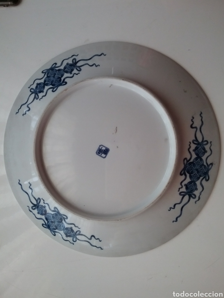 Antig&uuml;edades: Plato de porcelana china - Foto 3