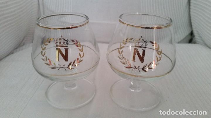 Antig&uuml;edades: DOS ANTIGUA COPA CO&Ntilde;AC BRANDY NAPOLEON 1960 - Foto 2