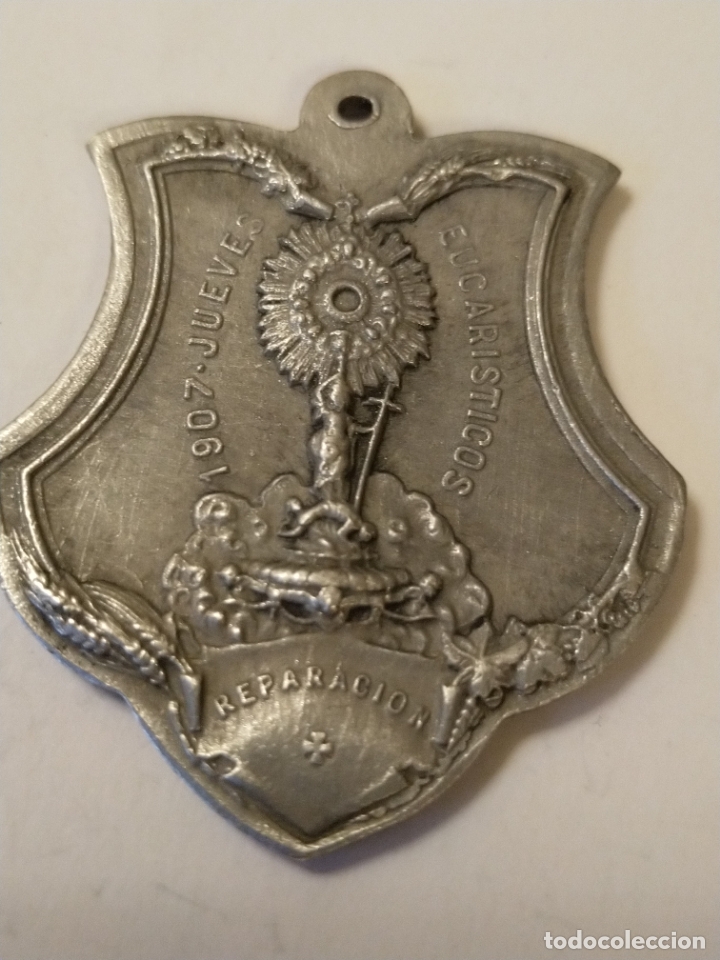 Antig&uuml;edades: MEDALLA JUEVES EUCAR&Iacute;STICOS  1907 - Foto 1