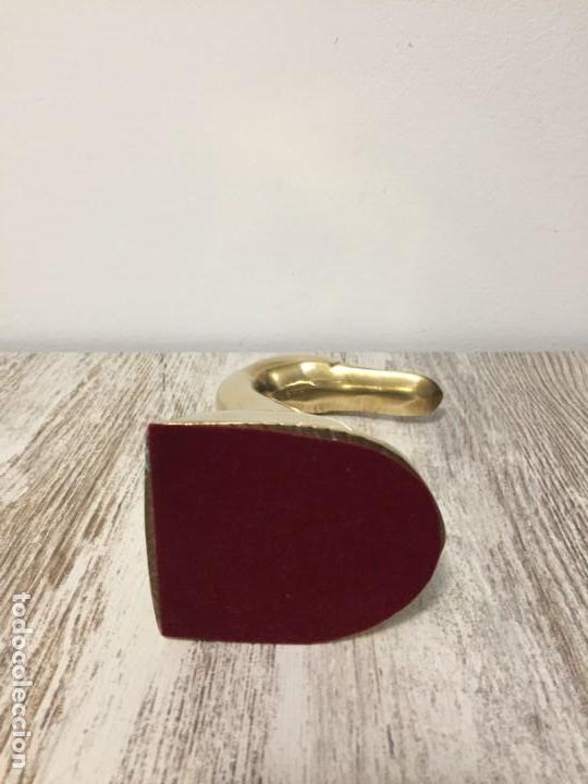 Antig&uuml;edades: CABEZA PATO BRONCE SUJETA-LIBROS - Foto 8