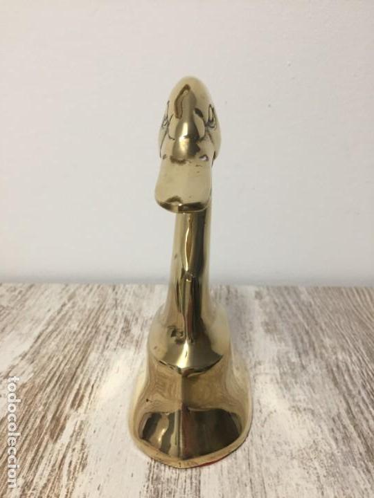 Antig&uuml;edades: CABEZA PATO BRONCE SUJETA-LIBROS - Foto 2