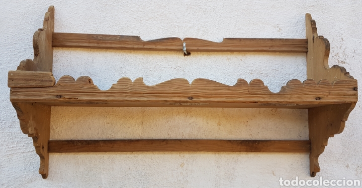 Antig&uuml;edades: Antigua tinajera pared en madera - Foto 2