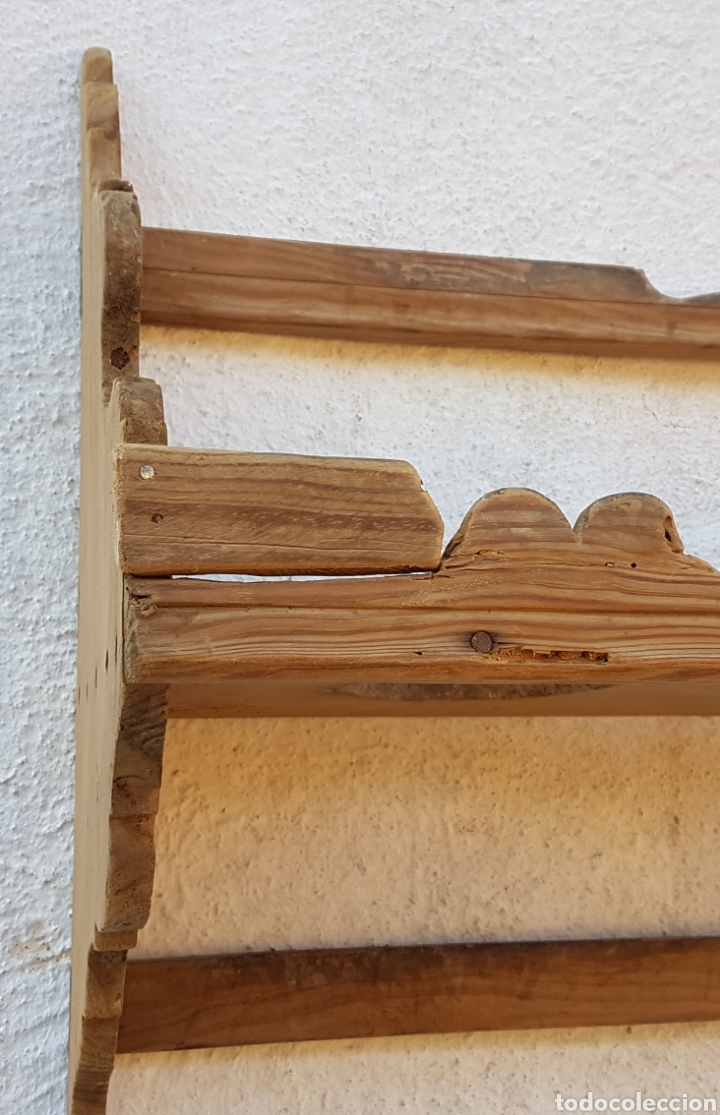 Antig&uuml;edades: Antigua tinajera pared en madera - Foto 3