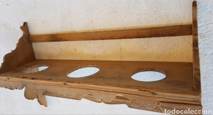 Antig&uuml;edades: Antigua tinajera pared en madera - Foto 4