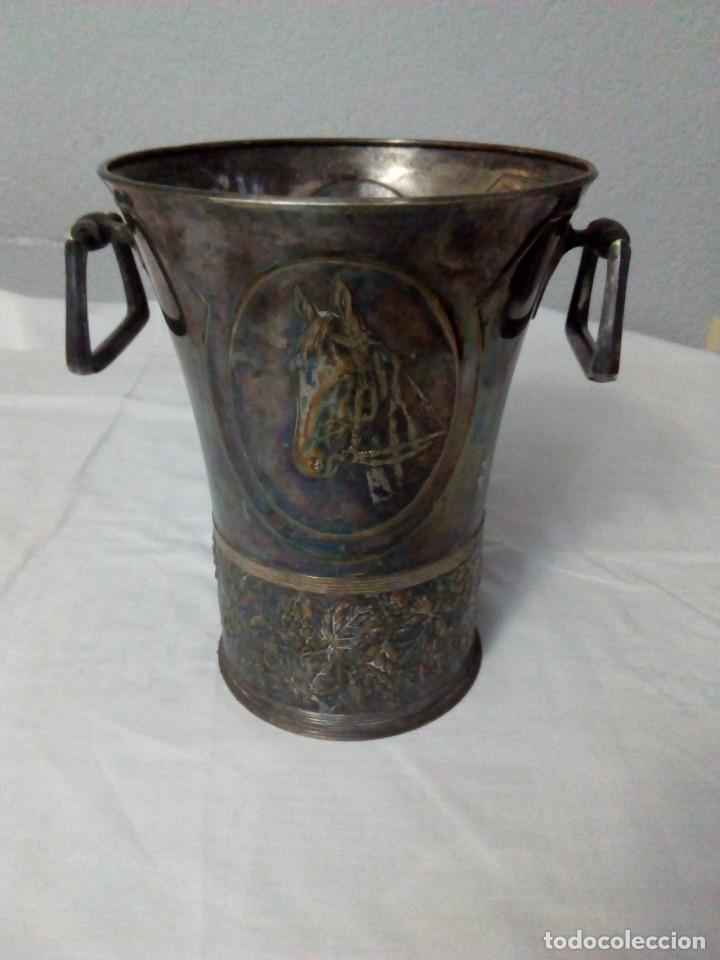 Cubitera antigua alpaca plateada