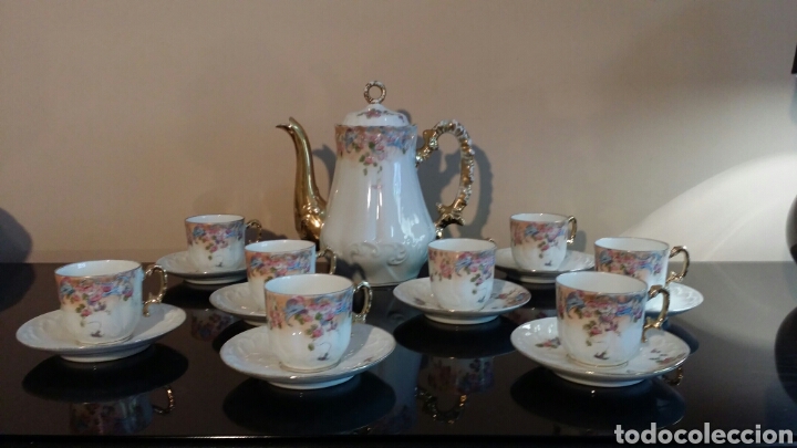 Antig&uuml;edades: Antiguo juego de caf&eacute; s. XIX - Foto 6