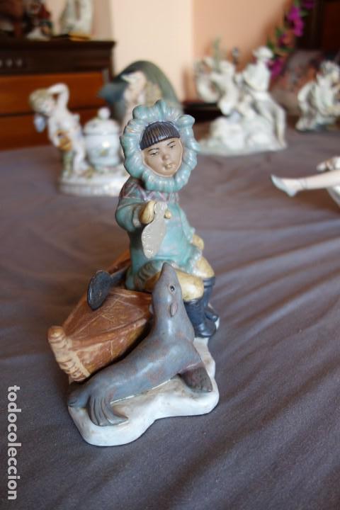 Antig&uuml;edades: Alimentando a la foca de LLADRO . - Foto 1