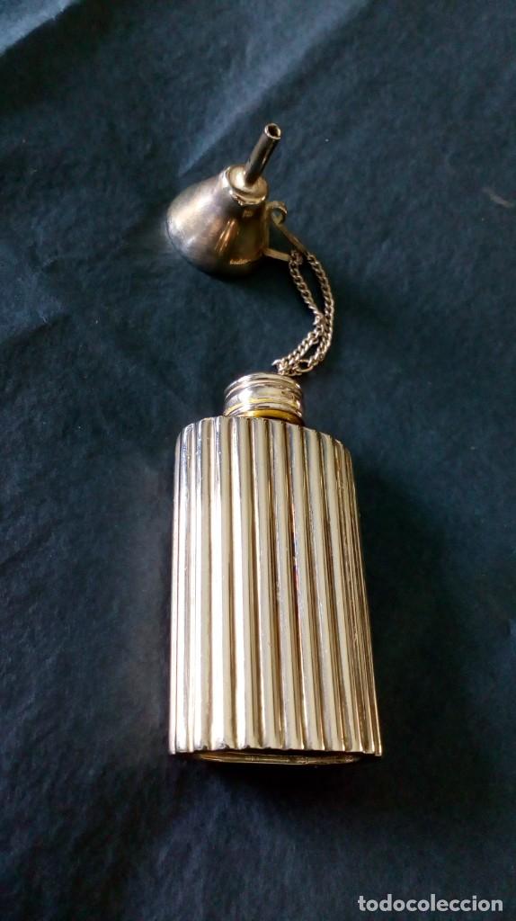 Antig&uuml;edades: Perfumero plateado con embudo - Foto 1