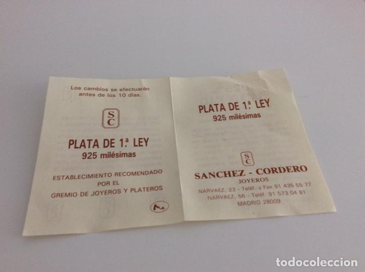 Antig&uuml;edades: Reloj de plata de ley de sobremesa. Sin usar. Impecable - Foto 5