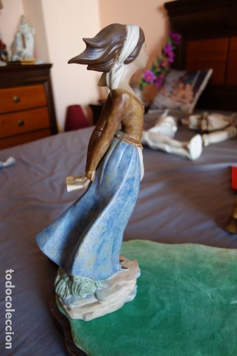 Antig&uuml;edades: Cara al viento gresporcelanico de LLADRO ,perfecta - Foto 2
