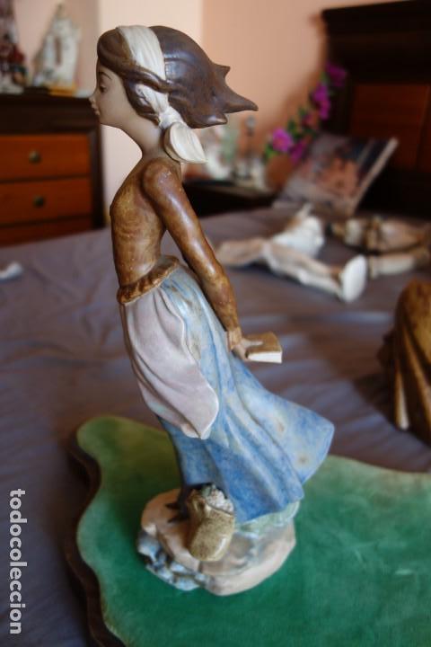 Antig&uuml;edades: Cara al viento gresporcelanico de LLADRO ,perfecta - Foto 4
