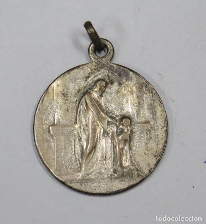 Antig&uuml;edades: MEDALLA COMUNION. PLATA. 1914 - Foto 1