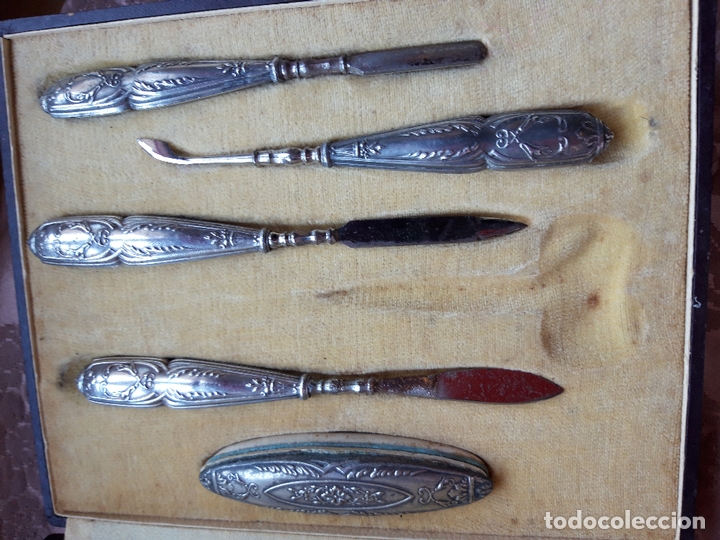 Antig&uuml;edades: Juego manicura - Foto 3