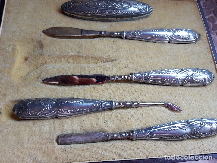 Antig&uuml;edades: Juego manicura - Foto 4