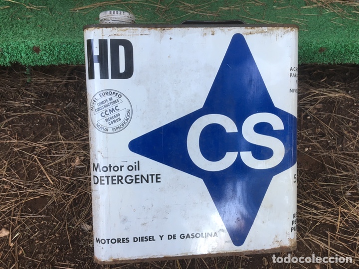 Antig&uuml;edades: Lata aceite CS sae 40 - Foto 1