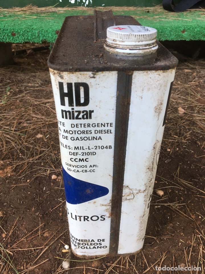 Antig&uuml;edades: Lata aceite CS sae 40 - Foto 2