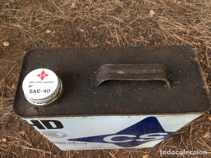 Antig&uuml;edades: Lata aceite CS sae 40 - Foto 3