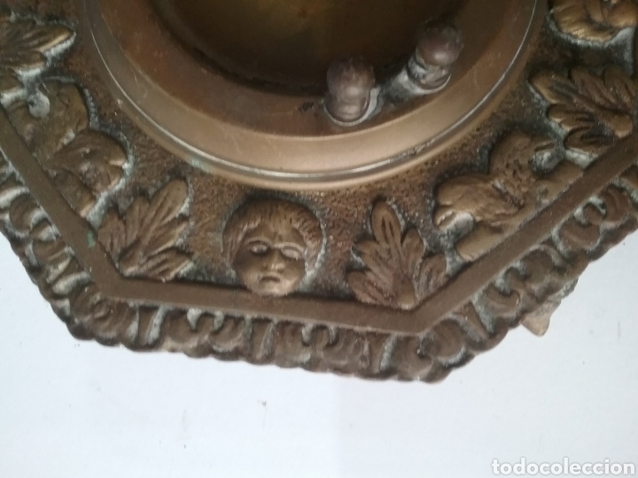 Antig&uuml;edades: Brasero peque&ntilde;o en bronce. - Foto 2