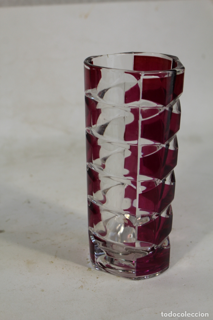 Antig&uuml;edades: jarr&oacute;n de cristal franc&eacute;s - Foto 6
