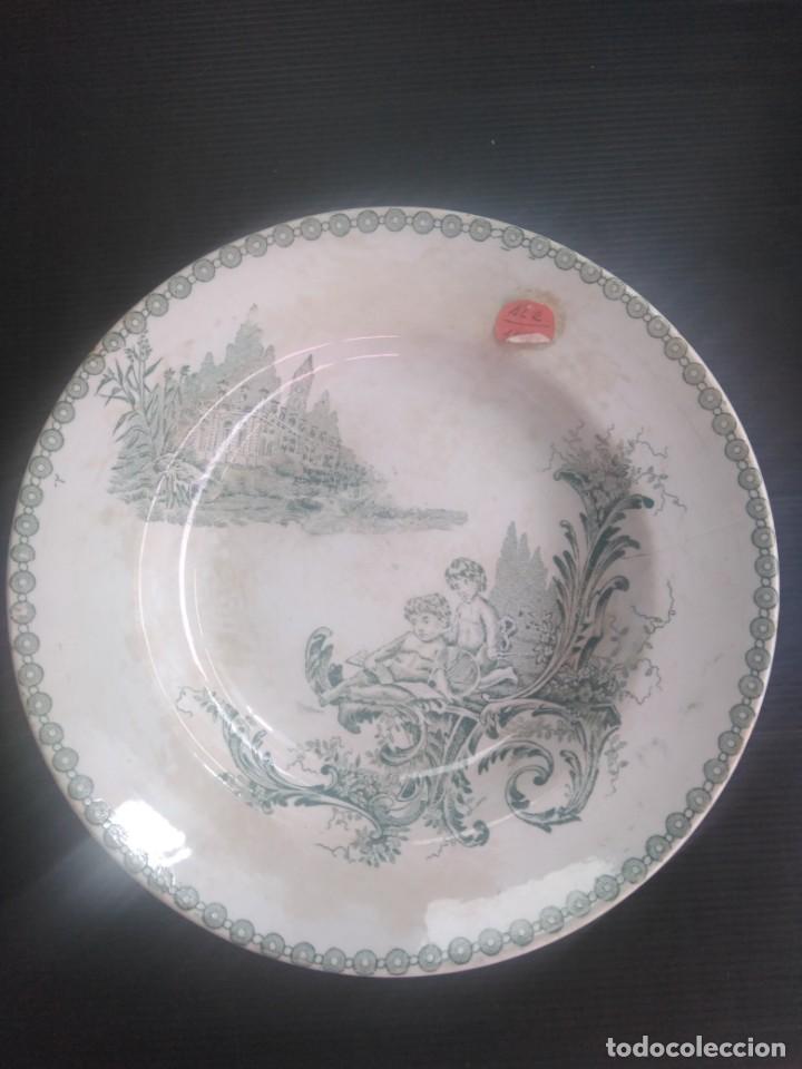 Antig&uuml;edades: Antiguo plato Franc&eacute;s Siglo XIX - Foto 1