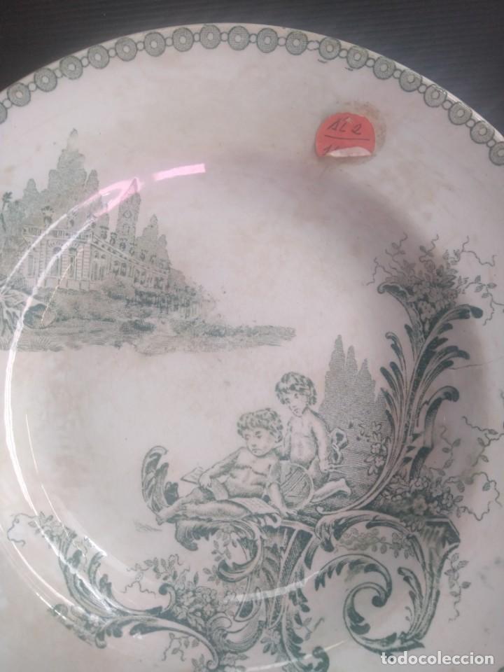 Antig&uuml;edades: Antiguo plato Franc&eacute;s Siglo XIX - Foto 2
