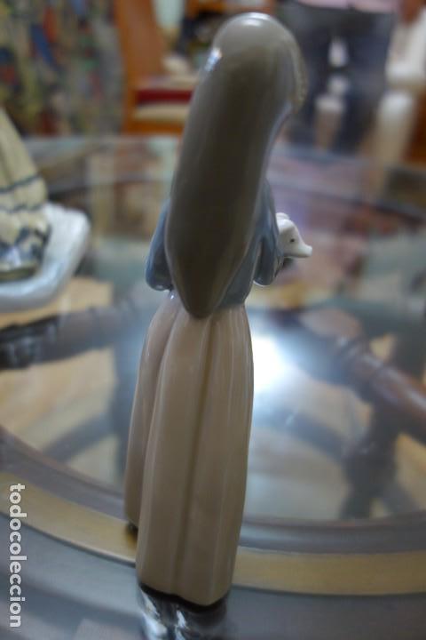 Antig&uuml;edades: Ni&ntilde;a con cerdito de LLADRO , perfecta - Foto 3