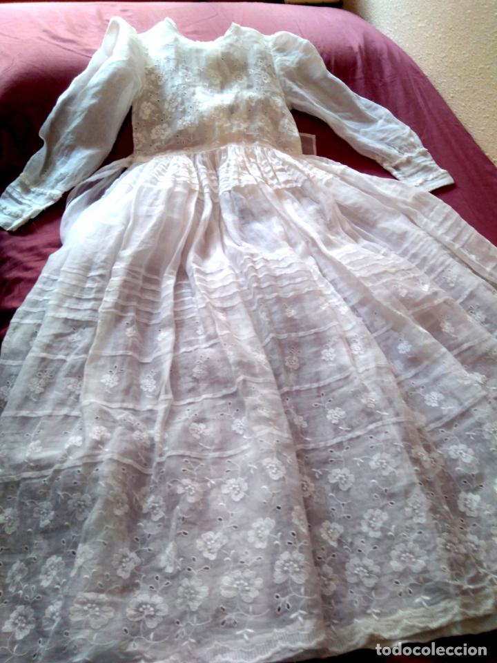 Vestido de primera comunión organdí bordado mec - Vendido en Venta Directa  - 168644270