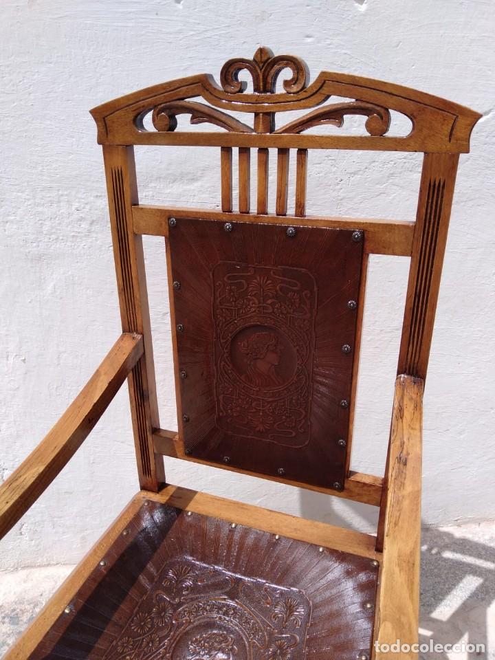 Antig&uuml;edades: Antig&uuml;o sill&oacute;n trono - Foto 4