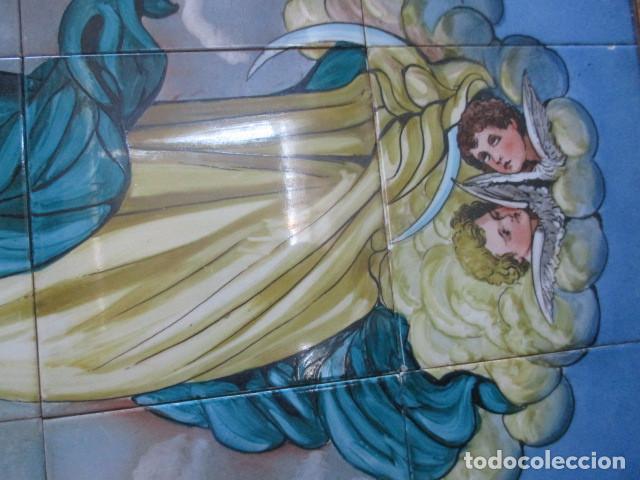 Antig&uuml;edades: retablo ceramico Inmaculada (pintado) - Foto 4