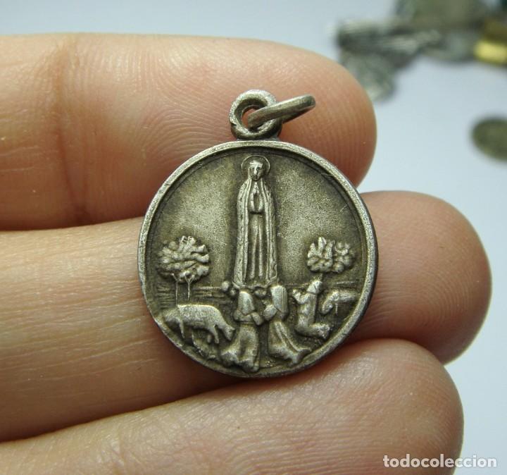 Antig&uuml;edades: Medalla religiosa. Virgen de F&aacute;tima. - Foto 1