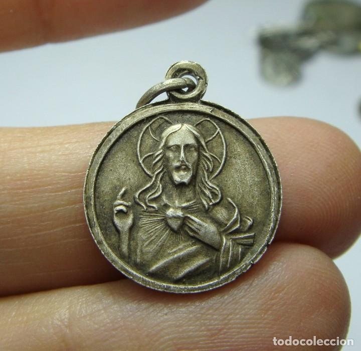 Antig&uuml;edades: Medalla religiosa. Virgen de F&aacute;tima. - Foto 2