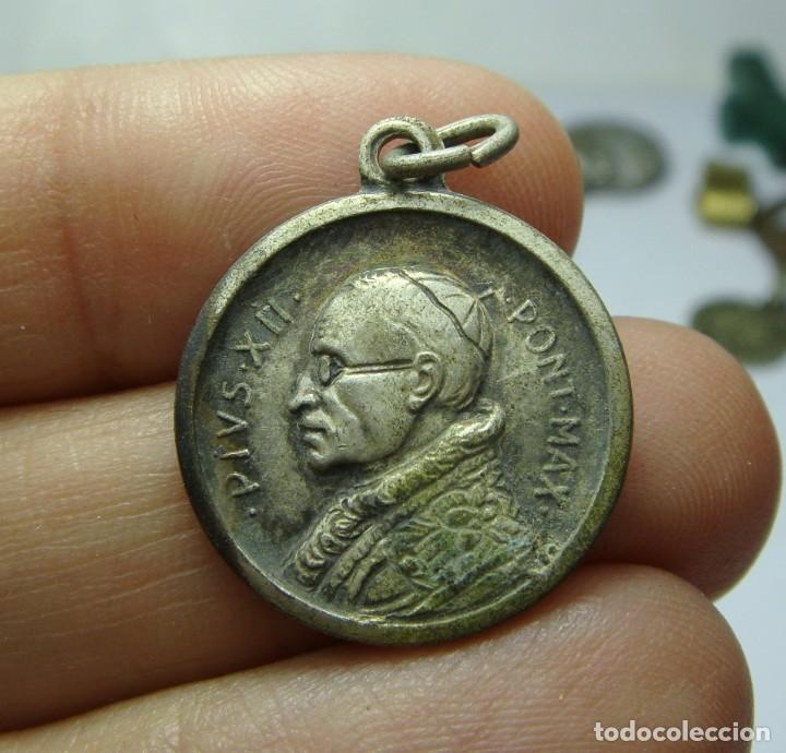 Antig&uuml;edades: Medalla religiosa. Pius XII. - Foto 1