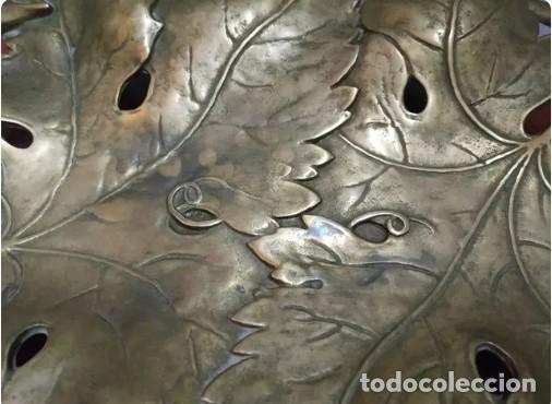 Antig&uuml;edades: PRECIOSA Y PRACTICA BANDEJA DE BRONCE - Foto 3