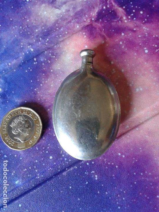Antig&uuml;edades: PEQUE&Ntilde;O RECIPIENTE METALICO ANTIGUO