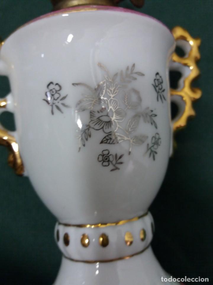 Antig&uuml;edades: QUINQU&Eacute; CER&Aacute;MICA Y CRISTAL - Foto 4