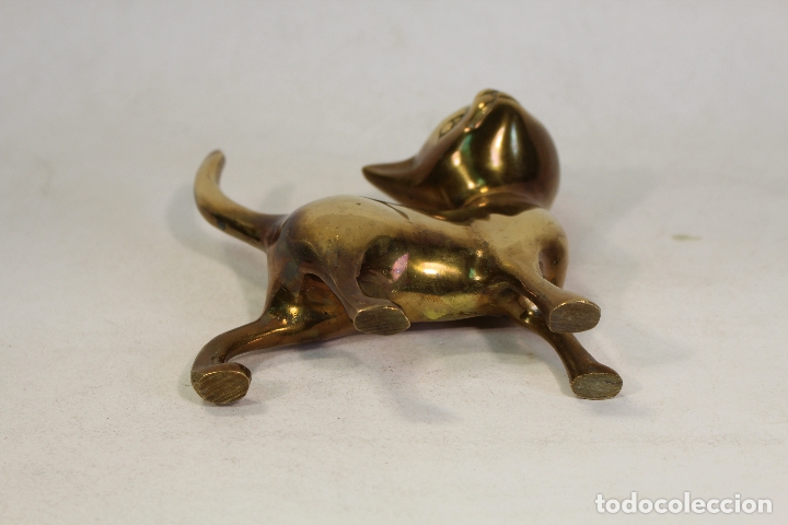 Antig&uuml;edades: figura gato en bronce - Foto 3